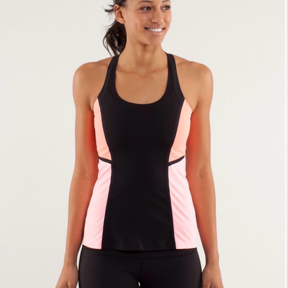 Lululemon Cool Racerback Tank Top Surf Bonded